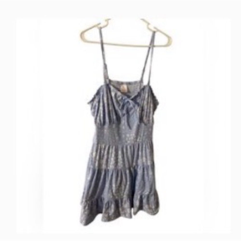 No Boundaries Blue Floral Ruffle Strap Mini Dress. Size XXL worn once!